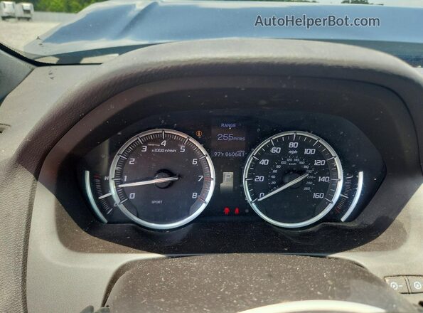 19UUB1F36GA002585 2016 ACURA TLX Gray Вид щитка приладів