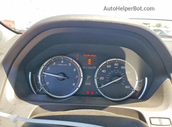 19UUB1F36GA007110 2016 ACURA TLX Silver Вид щитка приладів