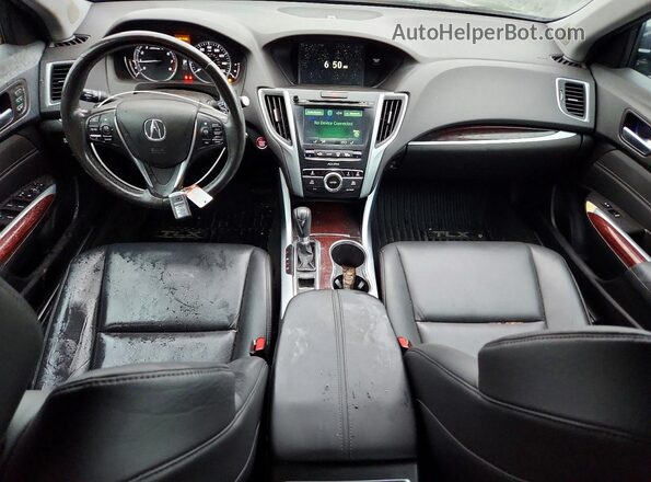 19UUB1F36GA009844 2016 ACURA TLX Black Вид панелі приладів
