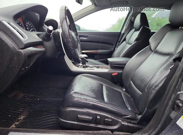 19UUB1F36GA009844 2016 ACURA TLX Black Вид салону спереду