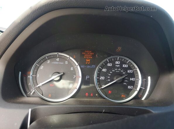 19UUB1F36GA012307 2016 ACURA TLX Gray Սարքավորումների վահանակի տեսք