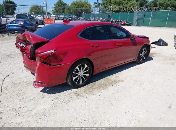 19UUB1F36HA003771 2017 ACURA TLX Red Trasero derecho
