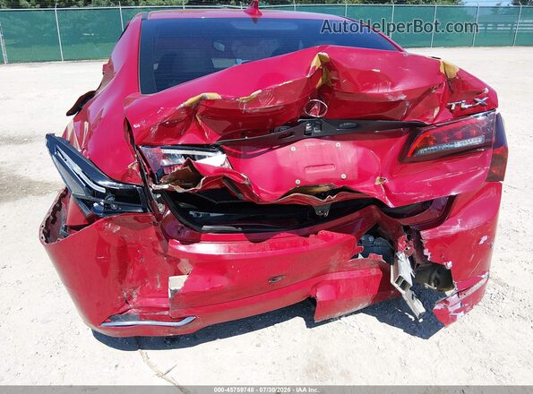 19UUB1F36HA003771 2017 ACURA TLX Red Vista frontal