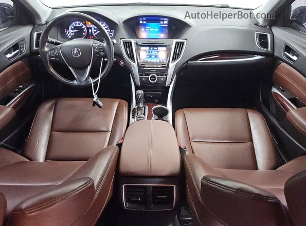 19UUB1F36HA009960 2017 ACURA TLX White Առջևի վահանակի տեսք