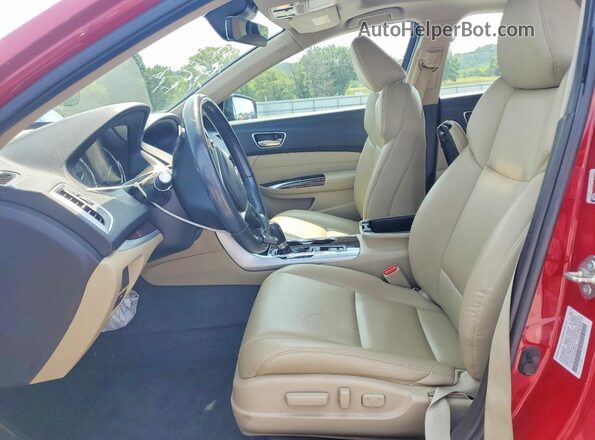 19UUB1F36KA004166 2019 ACURA TLX Red Front interior view