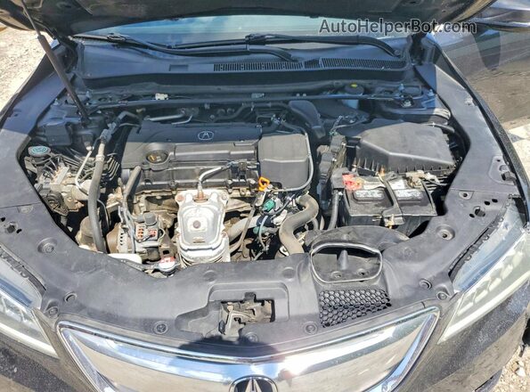 19UUB1F37GA003115 2016 ACURA TLX Gray Widok wnętrza z tyłu