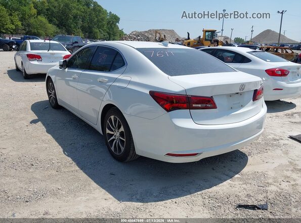 19UUB1F37HA008073 2017 ACURA TLX White Trasero izquierdo