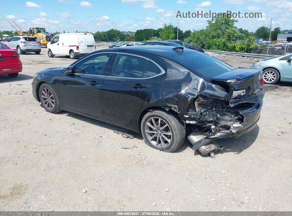 19UUB1F38JA004071 2018 ACURA TLX Black უკანა მარცხენა