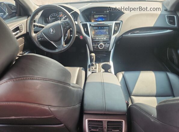 19UUB1F38JA005561 2018 ACURA TLX Blue Vista del salpicadero
