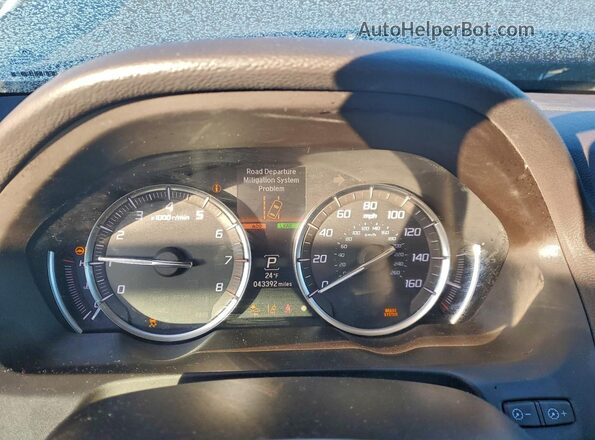 19UUB1F38LA013937 2020 ACURA TLX Black Սարքավորումների վահանակի տեսք