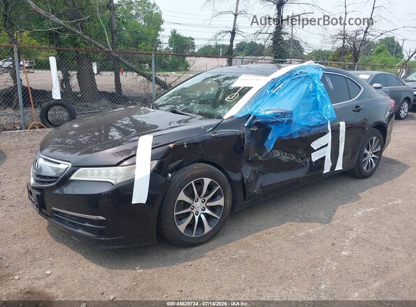 19UUB1F39GA001589 2016 ACURA TLX Черный Передняя левая четверть