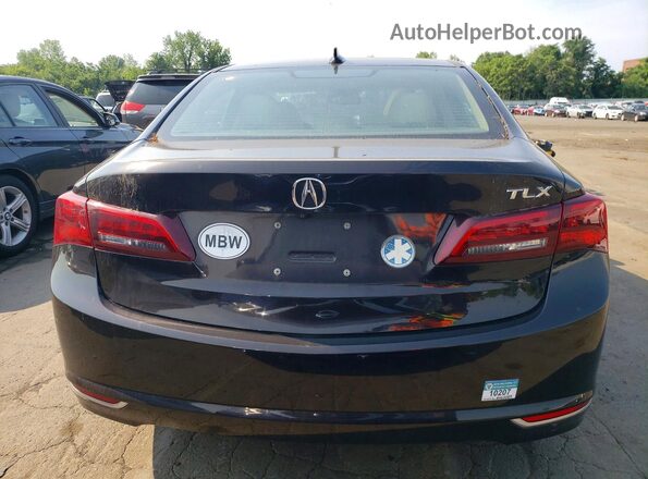 19UUB1F39HA008205 2017 ACURA TLX Коричневый Вид сзади