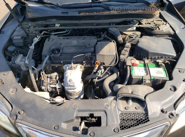 19UUB1F39HA008205 2017 ACURA TLX Коричневый Вид задней части салона