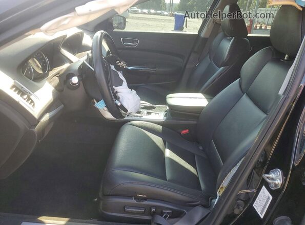 19UUB1F39JA006072 2018 ACURA TLX Black Вид салону спереду