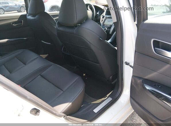 19UUB1F39KA007921 2019 ACURA TLX White VIN կոդի պիտակի տեսք