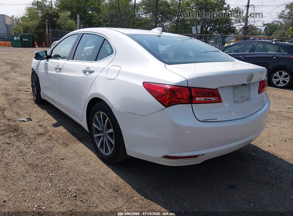 19UUB1F39KA007921 2019 ACURA TLX White Հետևի ձախ