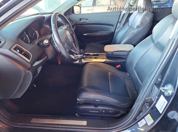 19UUB1F3XGA000077 2016 ACURA TLX Charcoal Вид салону спереду