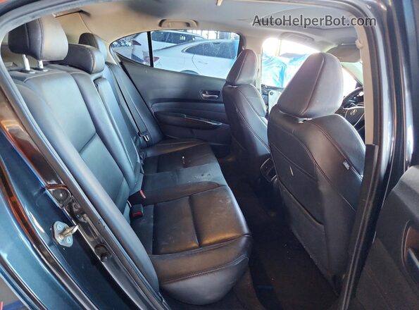 19UUB1F3XGA000077 2016 ACURA TLX Charcoal Вид задніх сидінь