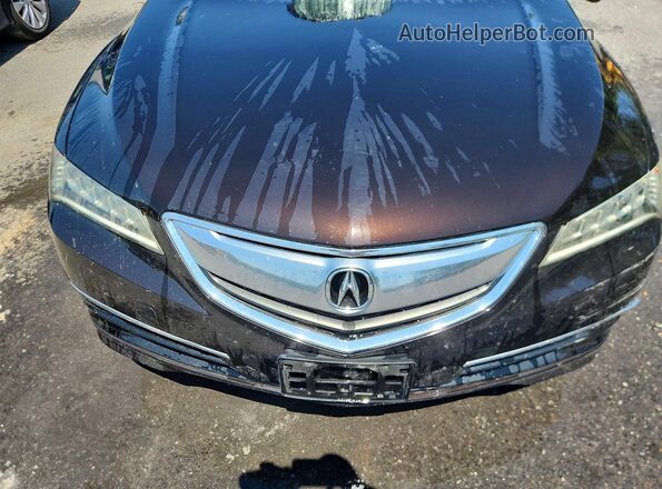 19UUB1F3XGA016084 2016 ACURA TLX Brown უკანა სალონის ხედი