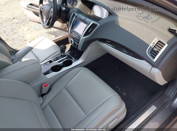 19UUB1F3XLA017259 2020 ACURA TLX Gray Vista interior delantera