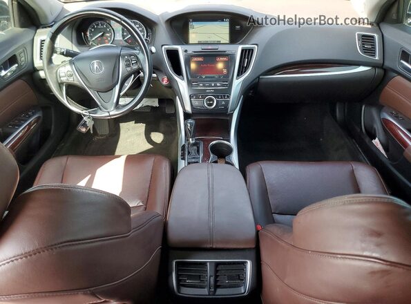 19UUB1F50GA014023 2016 ACURA TLX Black Widok deski rozdzielczej