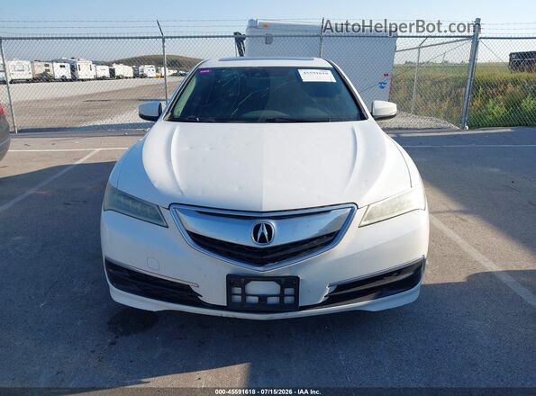 19UUB1F52GA011348 2016 ACURA TLX White Instrument cluster view