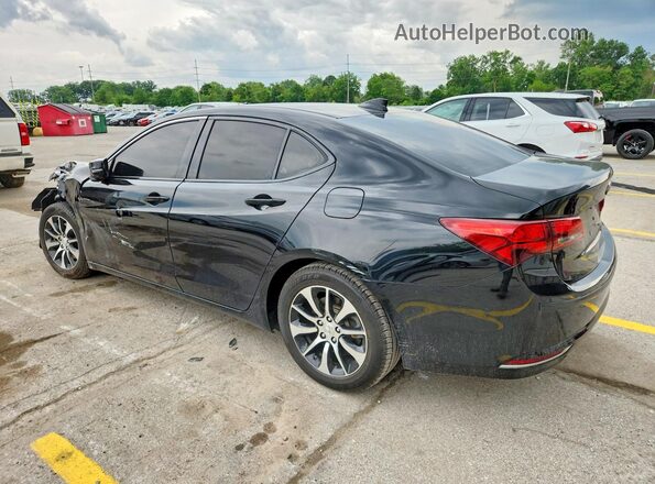19UUB1F52HA000271 2017 ACURA TLX Black Հետևի ձախ