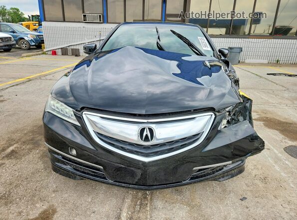 19UUB1F52HA000271 2017 ACURA TLX Black Դիմացի տեսք