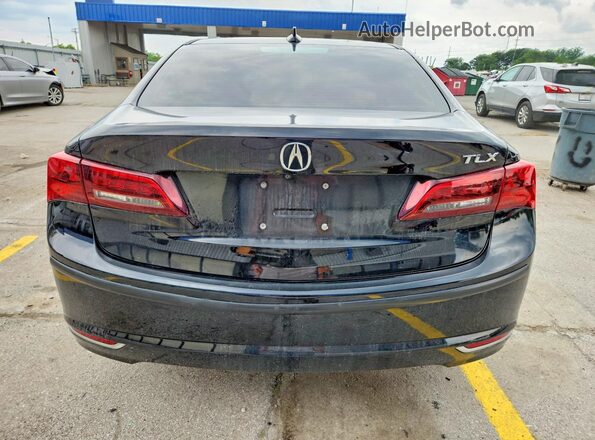 19UUB1F52HA000271 2017 ACURA TLX Black Հետևի տեսք