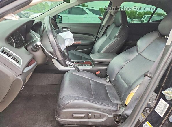 19UUB1F52HA000271 2017 ACURA TLX Black Սալոնի դիմացի տեսք