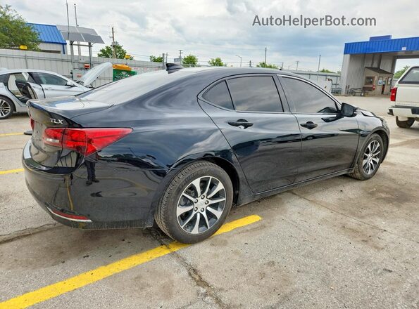 19UUB1F52HA000271 2017 ACURA TLX Black Հետևի աջ