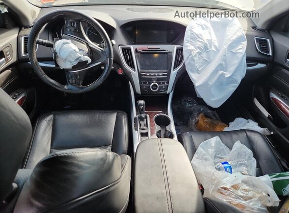 19UUB1F52HA000609 2017 ACURA TLX Silver Առջևի վահանակի տեսք