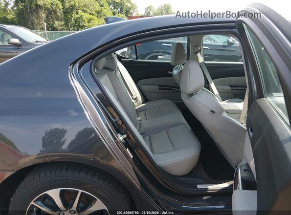 19UUB1F53GA002822 2016 ACURA TLX Black Vista de la etiqueta del VIN