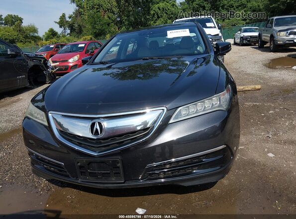 19UUB1F53GA002822 2016 ACURA TLX Black Vista del cuadro de instrumentos