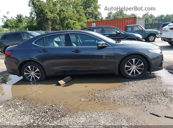 19UUB1F53GA002822 2016 ACURA TLX Black Vista interior trasera