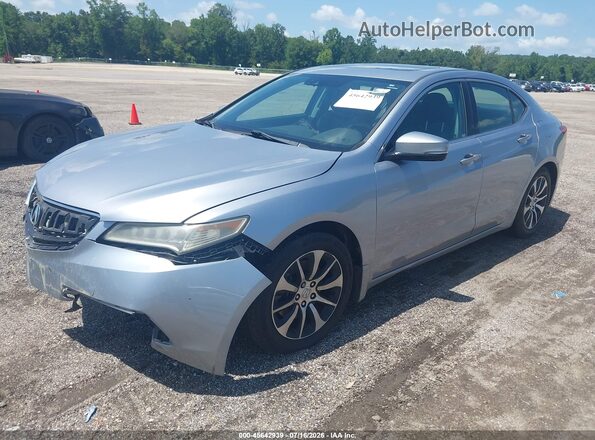 19UUB1F53GA012816 2016 ACURA TLX Silver Առջևի ձախ երեք քառորդ տեսարան