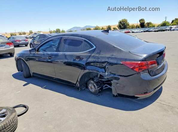 19UUB1F54GA016227 2016 ACURA TLX Black Задня ліва чверть