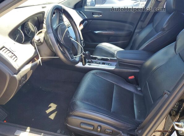 19UUB1F54GA016227 2016 ACURA TLX Black Вид салону спереду