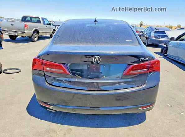 19UUB1F54GA016227 2016 ACURA TLX Black Вид ззаду