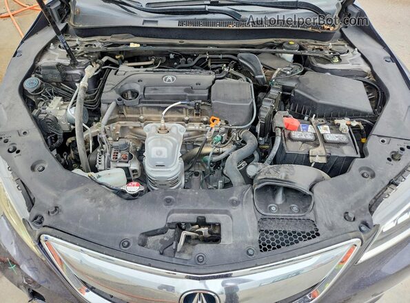 19UUB1F54HA004404 2017 ACURA TLX Gray უკანა სალონის ხედი
