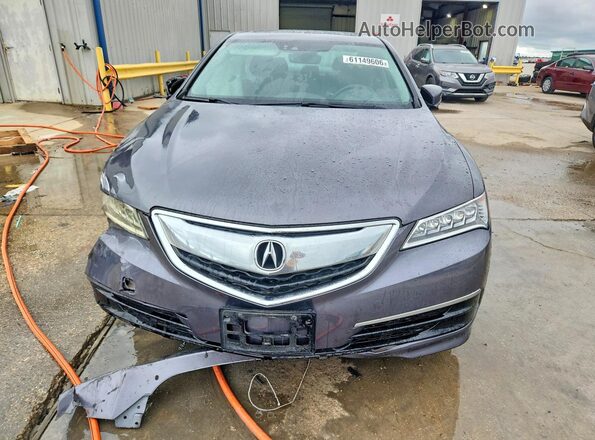 19UUB1F54HA004404 2017 ACURA TLX Gray წინა ხედი