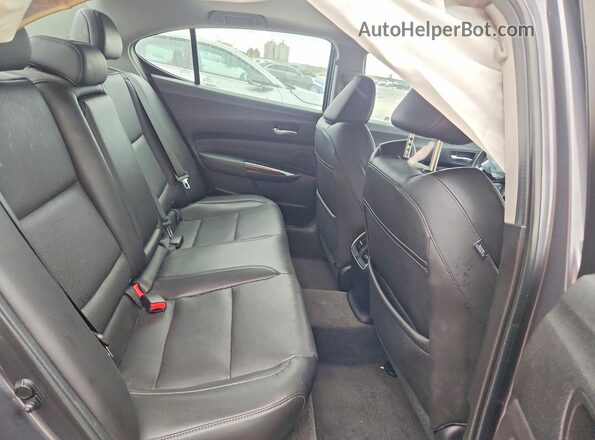 19UUB1F54HA004404 2017 ACURA TLX Gray უკანა სავარძლების ხედი