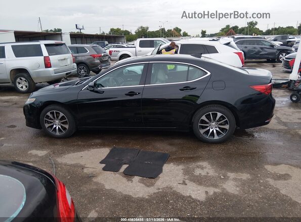 19UUB1F55GA012252 2016 ACURA TLX Black Սալոնի 360 աստիճան տեսք