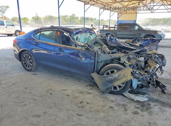 19UUB1F55JA011013 2018 ACURA TLX Blue Przód prawy