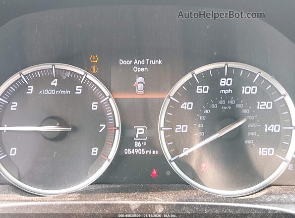 19UUB1F55LA006719 2020 ACURA TLX White Вид задніх сидінь