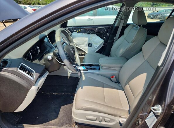 19UUB1F56JA009478 2018 ACURA TLX Серый Вид салона спереди