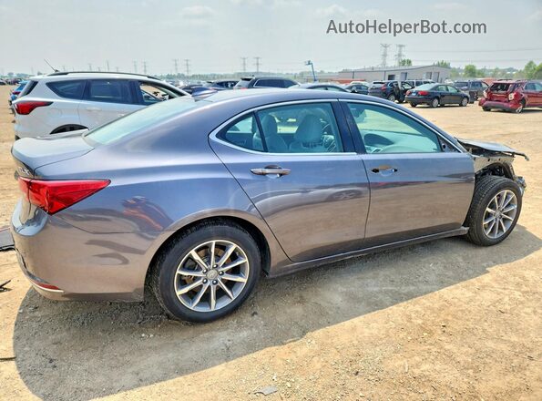 19UUB1F56JA009478 2018 ACURA TLX Серый Задняя правая четверть
