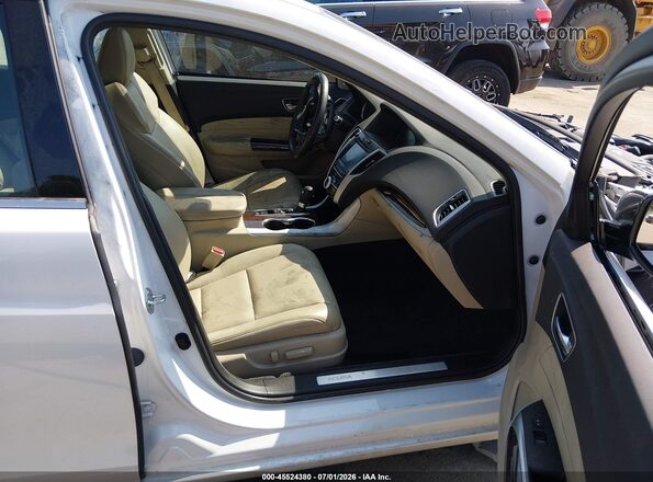 19UUB1F56KA003410 2019 ACURA TLX White Vista interior delantera
