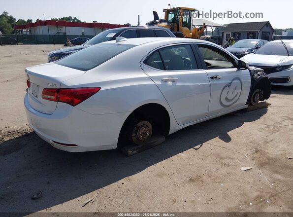 19UUB1F56KA003410 2019 ACURA TLX White Trasero derecho
