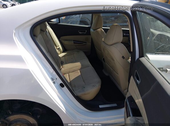 19UUB1F56KA003410 2019 ACURA TLX White Vista de la etiqueta del VIN